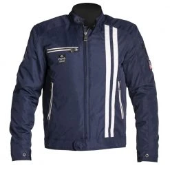 Giacca in Tessuto Helstons Cobra Blu Bianco | Abbigliamento Uomo