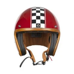 Casco Helstons Flag Carbon Bordeaux Personalizzato - Caschi Jet di Alta Qualità -Negozio di moto Helstons helstons flag helmet rosso 3