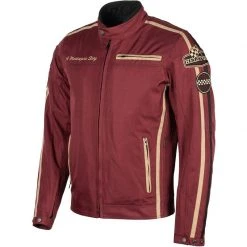 Giacca in Tessuto Helstons King Tissu Bordeaux - Abbigliamento Uomo
