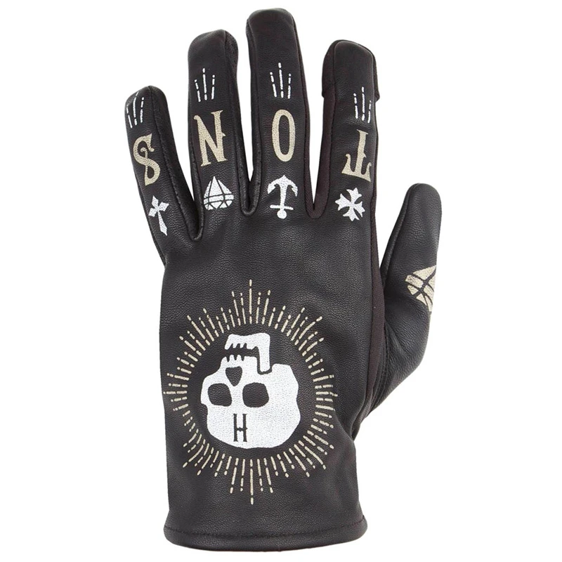 Guanti Estivi Helstons Kustom Skull Nero - Comodi e Stilosi 1 Guanti Estivi Helstons Kustom Skull Nero - Comodi e Stilosi