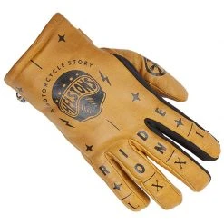 Guanti Invernali Helstons Kustom Helmet Hiver Oro - Abbigliamento per Motociclisti