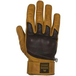 Estivi Guanti Helstons Wolf Oro Marrone - Guanti Estivi Premium per Motociclisti