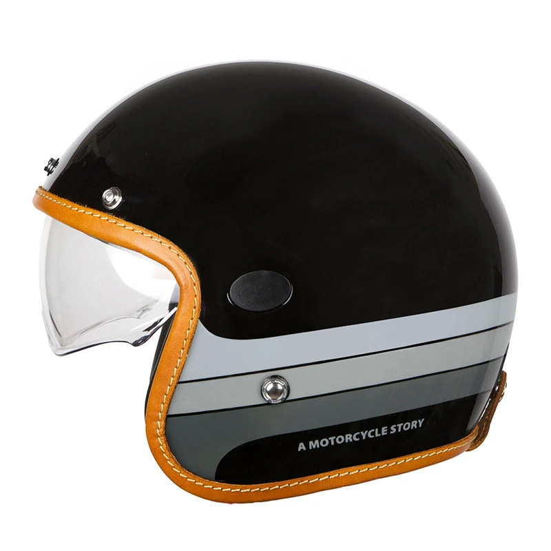 Casco Helstons Mora Nero - Casco Jet Personalizzabile per Massima Sicurezza e Stile 1 Casco Helstons Mora Nero - Casco Jet Personalizzabile per Massima Sicurezza e Stile